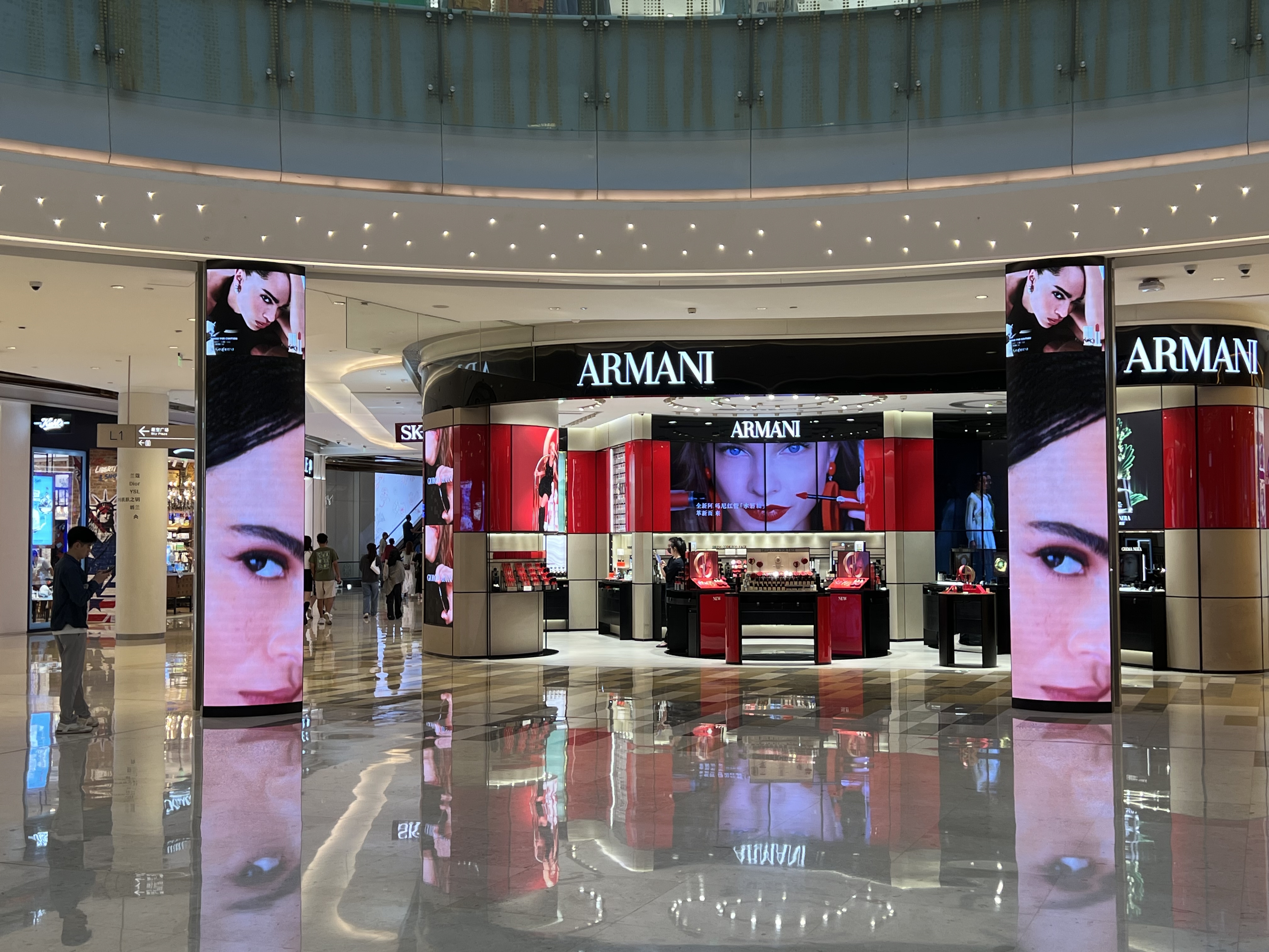 星河COCO park 8個柱子屏  軟模組 61m2